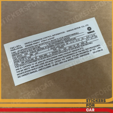 Yamaha R6 Vehicle Emission Control Information 13S-2179W-00