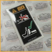 MERCEDES C292 W164 W166 X164 X166 Information label A0005842947