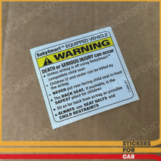 Mercedes-Benz BabySmart Door STICKER W210 E55 C280 S430 CLK55 S-2668-397