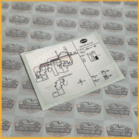 AUDI BRAKE ENGINE VACUUM STICKER 034000363CM