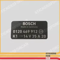 BMW BOSCH Generator Sticker 0120469912