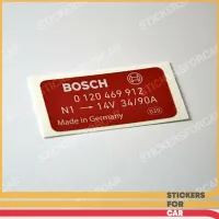 BMW BOSCH Generator Sticker 0120469912