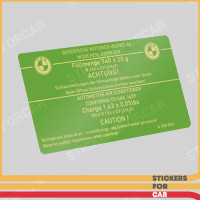BMW Label Coolant E46 M3,E46,E83 X3 8380053