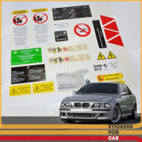 BMW E39 STICKERS SET AUFKLEBER