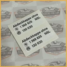 1368825 BMW E30 Tail Light Bulb Holder Covers