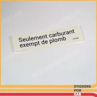 BMW E24 E28 Fuel Gas Door Sticker 1874982
