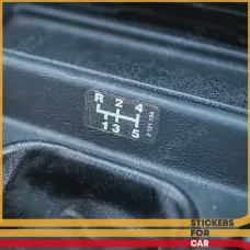 BMW 5 Gearbox Info Stickers E21 E12 E23 E24 E28 E30 Aufkleber 2121134