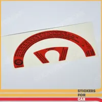 Red Set BMW ALPINA STICKER Rims Mounting Instructions Lid - 8801070 8801100