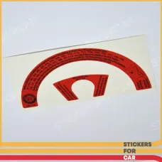 Red Set BMW ALPINA STICKER Rims Mounting Instructions Lid - 8801070 8801100