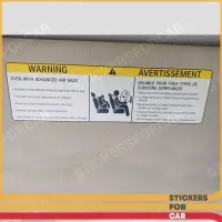 Car BAGs AIR Stickers To The Sun Visor
