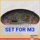 BMW Speedometer M3 E36 USA Gasoline 91 AKI, Oil Level Stickers