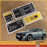 BMW XM STICKERS SET RESTORATION AUFKLEBER