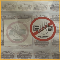 Blaupunkt CODE Internal Sticker Decal Restoration W124 Porsche bmw E30