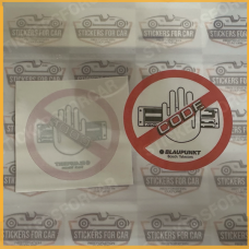 Blaupunkt CODE Internal Sticker Decal Restoration W124 Porsche bmw E30