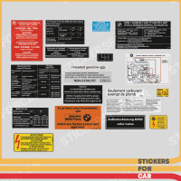 BMW E24 49 State 630CSI 77-78 Full Set Aufkleber