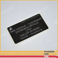 BMW Individual Label Sticker Decal - E36, E38, E39, E46, E53, Z1, Z3