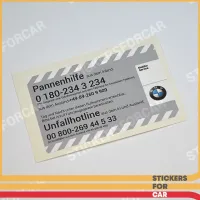 BMW Dealer, Roadside Assistance Sticker Decal