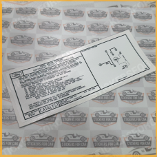 Ford Vehicle Emission Control Decal E9AE-9C485-BDU