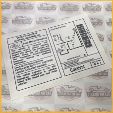Ford Vehicle Emission Control Information YW7E-9C485-GKJ