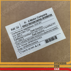 Emission Sticker GW7E-9C485-AJS