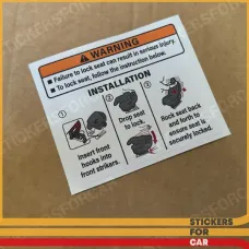 Instruction Installation Seat Honda Odyssey