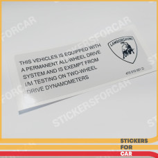 Information Sticker 470010001D