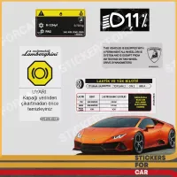 Lamborghini Huracan Stickers Set