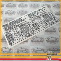 Mazda KL01A Caution Bolt Sticker