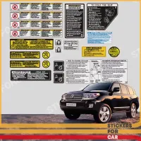Toyota Land Cruiser 200 DECALS STICKERS SET RESTORATION AUFKLEBER
