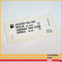 FUEL LABEL INFORMATION LABEL 1H0010461Q