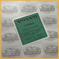 Tyre Pressure Label Green 432331