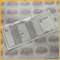 Tyre Pressure Label 464706