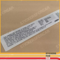 Freightliner VIN Sticker USA Quality Replica Vehicle Conforms 2401177070